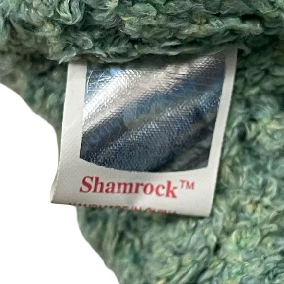 SHAMROCK 2000 Ty Beanie Baby Green Teddy Bear RETIRED - Picture 4 of 6